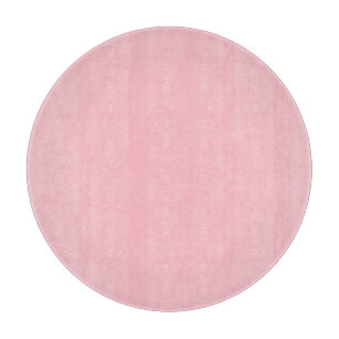 Pink Round Glass Cutting Board Schneidebrett