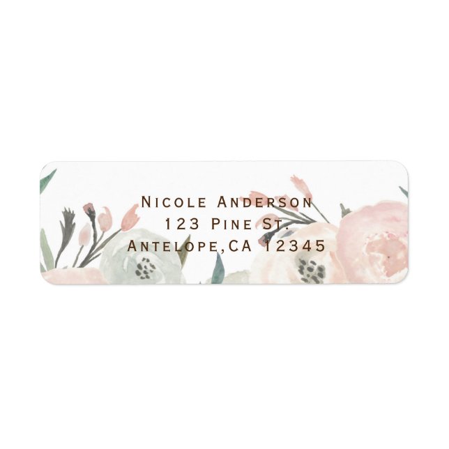 Pink & Sage Minze Grün Modernes Shabby Chic (Vorne)