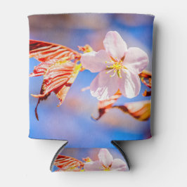 Pink Sakura Blume Blue Sky Dosenkühler