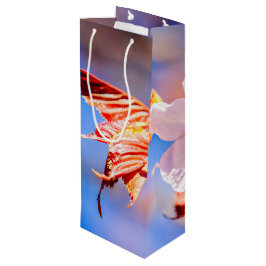 Pink Sakura Blume Blue Sky Geschenktüte Für Weinflaschen