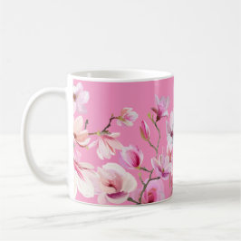 Pink Sakura Blume Design Kaffeetasse