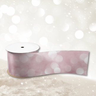 Pink Satin Ribbon Bokeh Pattern Satinband