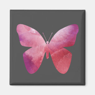 Pink-Schmetterling-Freiheit whimsissig Magnet