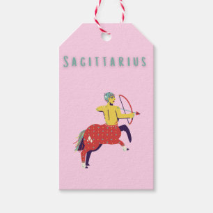 Pink Schütze, Tierkreiszeichen, Sternzeichen Geschenkanhänger