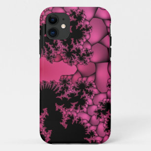 Pink-schwarz-bläserne Fraktal-Gehäuse Case-Mate iPhone Hülle