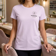 Pink Schwarzer Mitarbeiter Name Geschäftslogo Salo