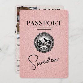 Pink Schweden Pass Save the Date
