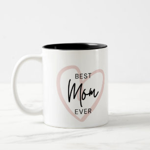 Pink Script Beste Mama je Tasse