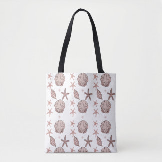 Pink Seashell Pattern - Beach Vibes Summer Design