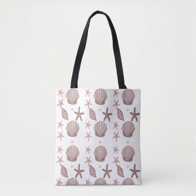 Pink Seashell Pattern - Beach Vibes Summer Design (Vorderseite)