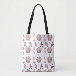 Pink Seashell Pattern - Beach Vibes Summer Design