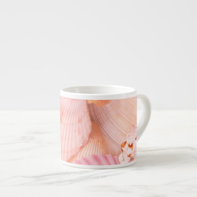 Pink Seashells Espressotasse (Vorderseite Rechts)