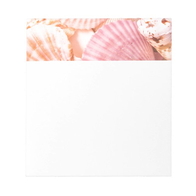 Pink Seashells Notizblock (Vorderseite)