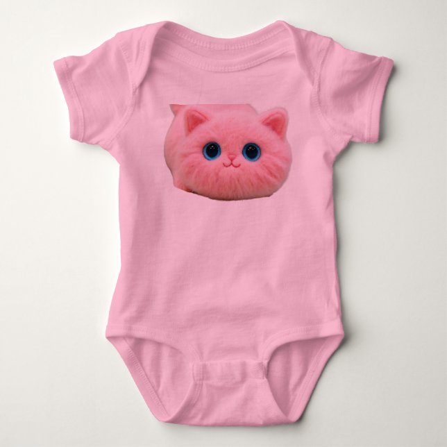 Pink Serenity 002 Baby Strampler (Vorderseite)