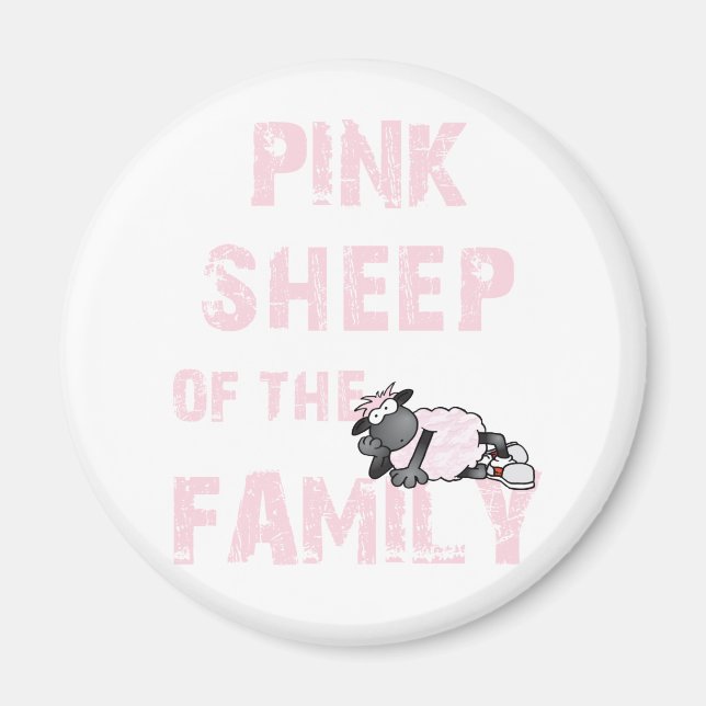 Pink Sheep Magnet (Vorne)