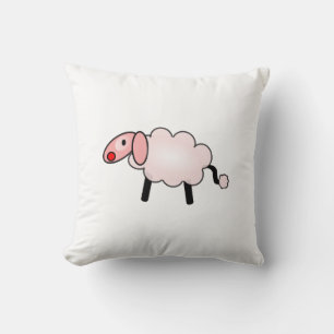 Pink Sheep Throw Kissen