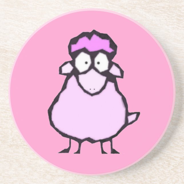 Pink Sheep Untersetzer (Vorne)