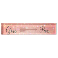"Pink Shimmery Girl Boss