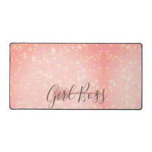 "Pink Shimmery Girl Boss