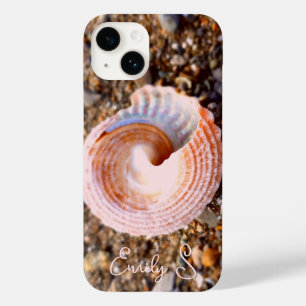 PINK SHINY MUSCHEL STONY SEASHELL STRAND NATURFOTO Case-Mate iPhone 14 HÜLLE
