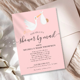 Pink Shower By Mail Long Distance Sprinkle Einladung