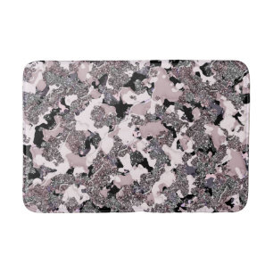 Pink Silber & Black Beauty Spill Glam Gloss Girly Badematte