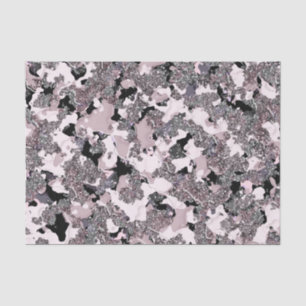 Pink Silver & Black Beauty Spill Glam Gloss Girl Seidenpapier