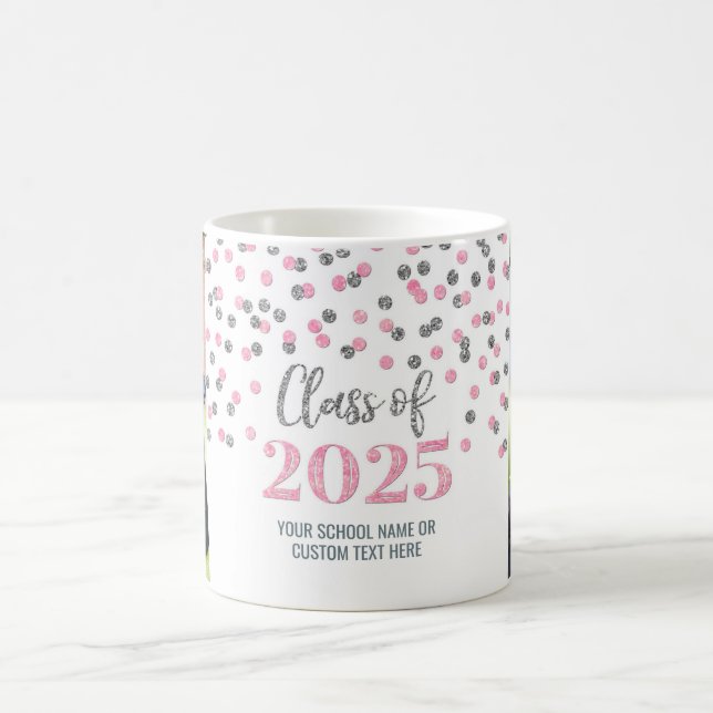 Pink Silver Class of 2025 Tasse (Mittel)