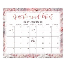 Pink & Silver Schneeflocken Raten Sie das Fälligke