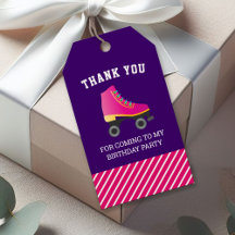 Pink Skate Roller Skaten Birthday Party Gefallen