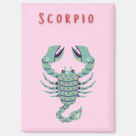 Pink Skorpion, Tierkreiszeichen, Sternzeichen Magnet