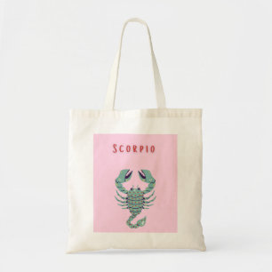 Pink Skorpion, Tierkreiszeichen, Sternzeichen Tragetasche