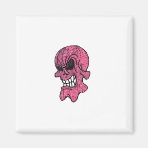 Pink Skull Magnet