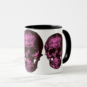 Pink Skull Tasse