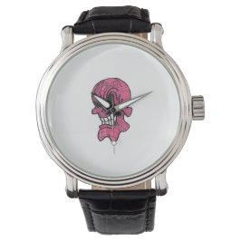 Pink Skull Watch Armbanduhr