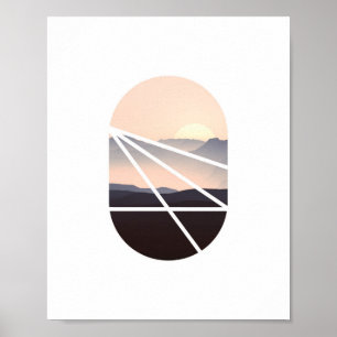 Pink Sky   Abstraktes Foto Poster