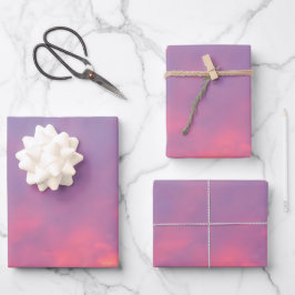 Pink Sky Fotografie Geschenkpapier Set