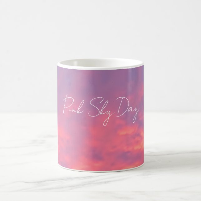 Pink Sky Fotografie Kaffeetasse (Mittel)