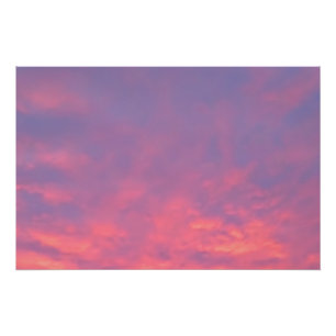 Pink Sky Fotografie Poster