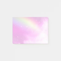 Pink Sky mit Lemon Gelber Regenbogen
