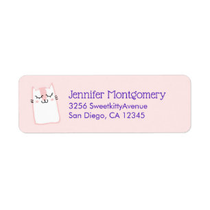 Pink Sleeping Kitty Cat