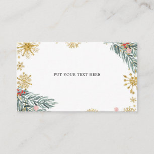 Pink Sleigh Oh What Fun Winter Insert Card