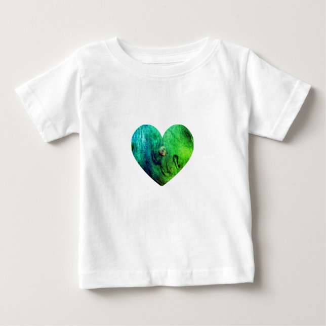 Pink Slime Heart Baby T-Shirt  (Vorderseite)