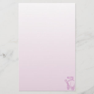 Pink Slippers Briefpapier