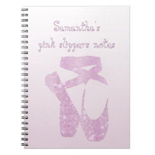 Pink Slippers Notizblock
