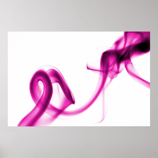 Pink Smoke Poster (Vorne)