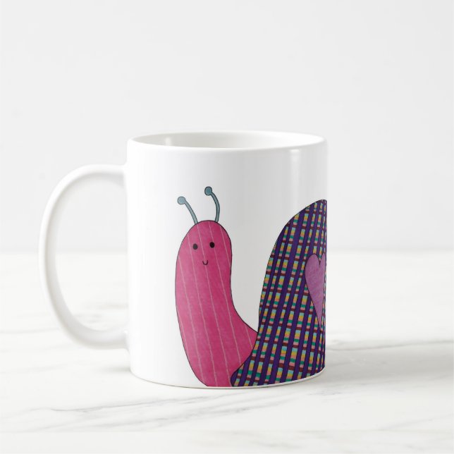 Pink Snail Tasse (Links)