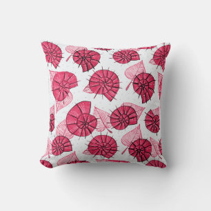 Pink Snails Muster Girly Zoology Kissen