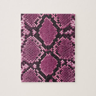 Pink Snakeskin Pattern Puzzle