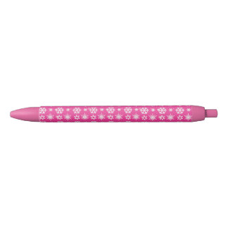 Pink Snowflake Pattern Pen - Niedliches Geschenk f Kugelschreiber